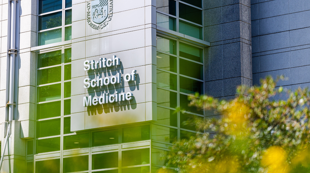 The Stritch School of Medicine building in Maywood, IL.